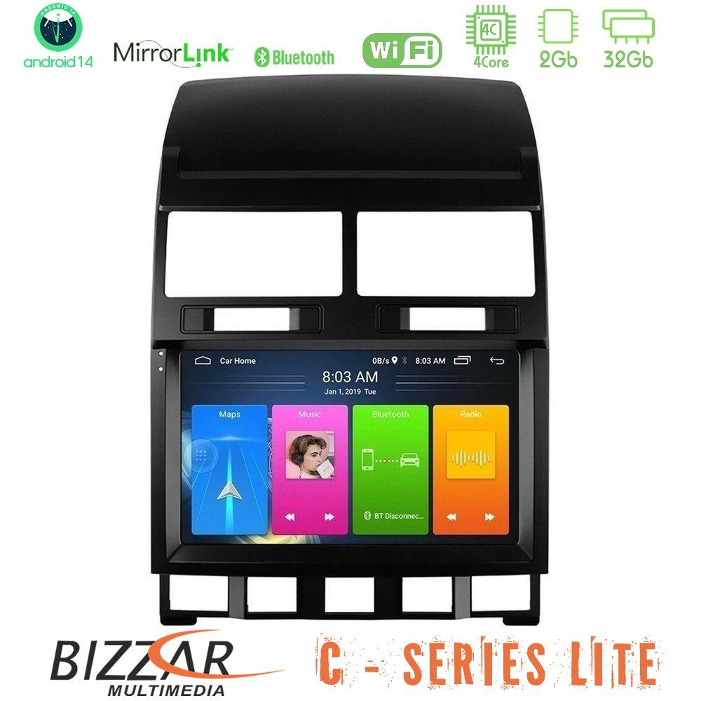 Bizzar C Series Lite 4Core Android14 2+32GB  VW Touareg 2002 – 2010 Navigation Multimedia Tablet 9" - U-C-VW0849