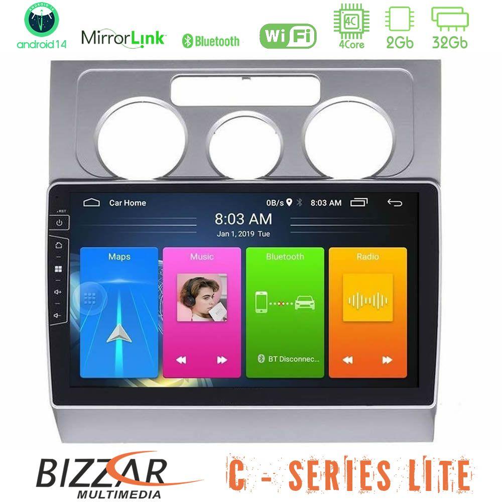 Bizzar C Series Lite 4Core Android14 2+32GB     VW Touran 2003-2011 Navigation Multimedia Tablet 10" - U-C-VW1001