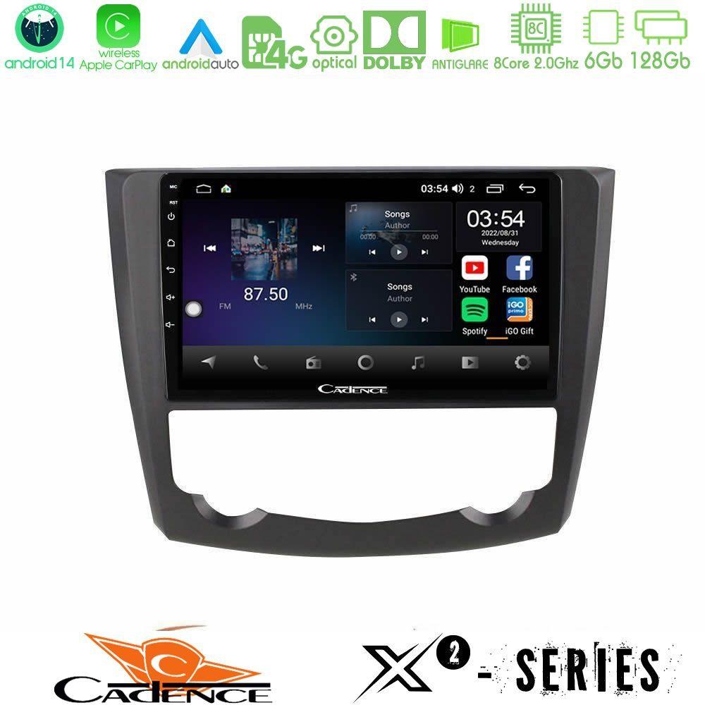 Cadence X2 Series 8Core Android14 6+128GB  Renault Kadjar Navigation Multimedia Tablet 9" - U-X2-RN0218