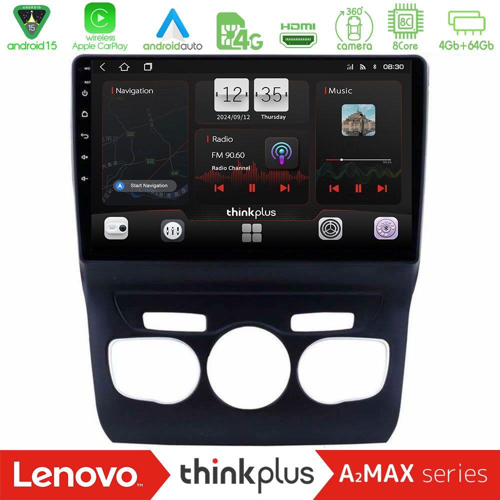 Lenovo Thinkplus A2MAX Series 8Core Android15 4+64GB  Citroen C4L Navigation Multimedia Tablet 10" - U-SQY-CT0131