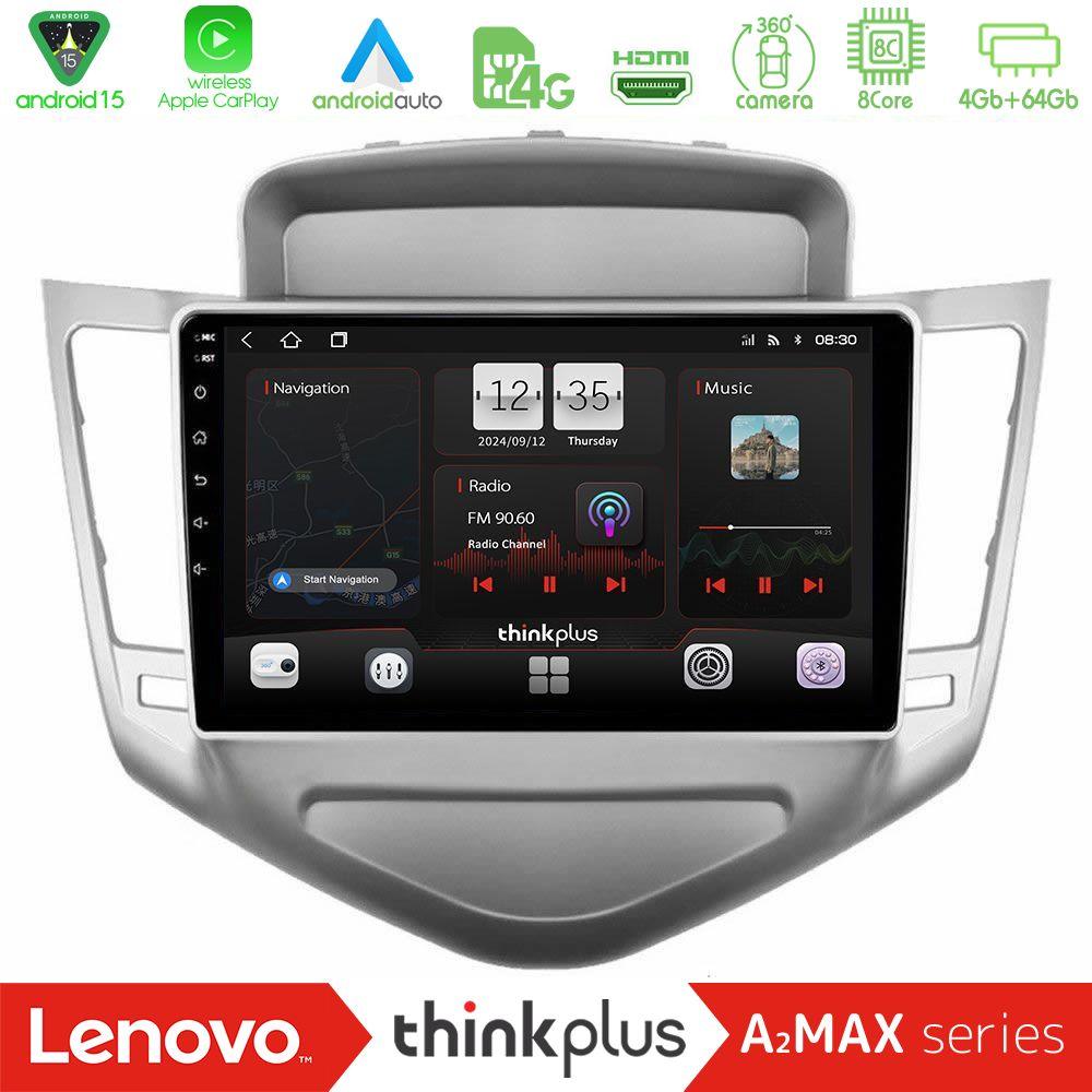 Lenovo Thinkplus A2MAX Series 8Core Android15 4+64GB  Chevrolet Cruze 2009-2012 Navigation Multimedia Tablet 9" - U-SQY-CV036N