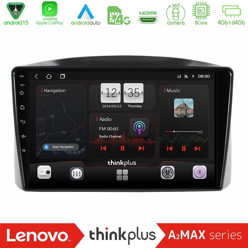 Lenovo Thinkplus A2MAX Series 8Core Android15 4+64GB  Jeep Grand Cherokee 2005-2007 Navigation Multimedia Tablet 10" - U-SQY-JP1701