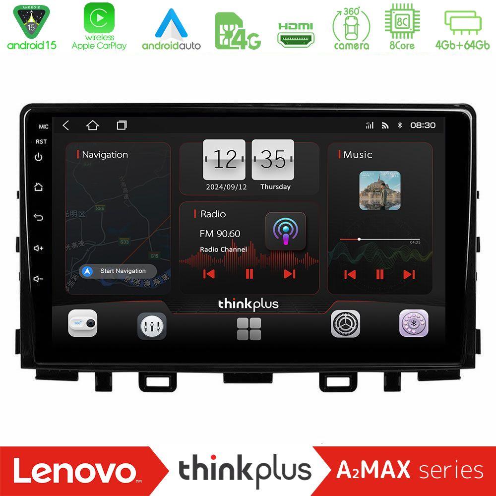 Lenovo Thinkplus A2MAX Series 8Core Android15 4+64GB  Kia Stonic Navigation Multimedia Tablet 9" - U-SQY-KI0545