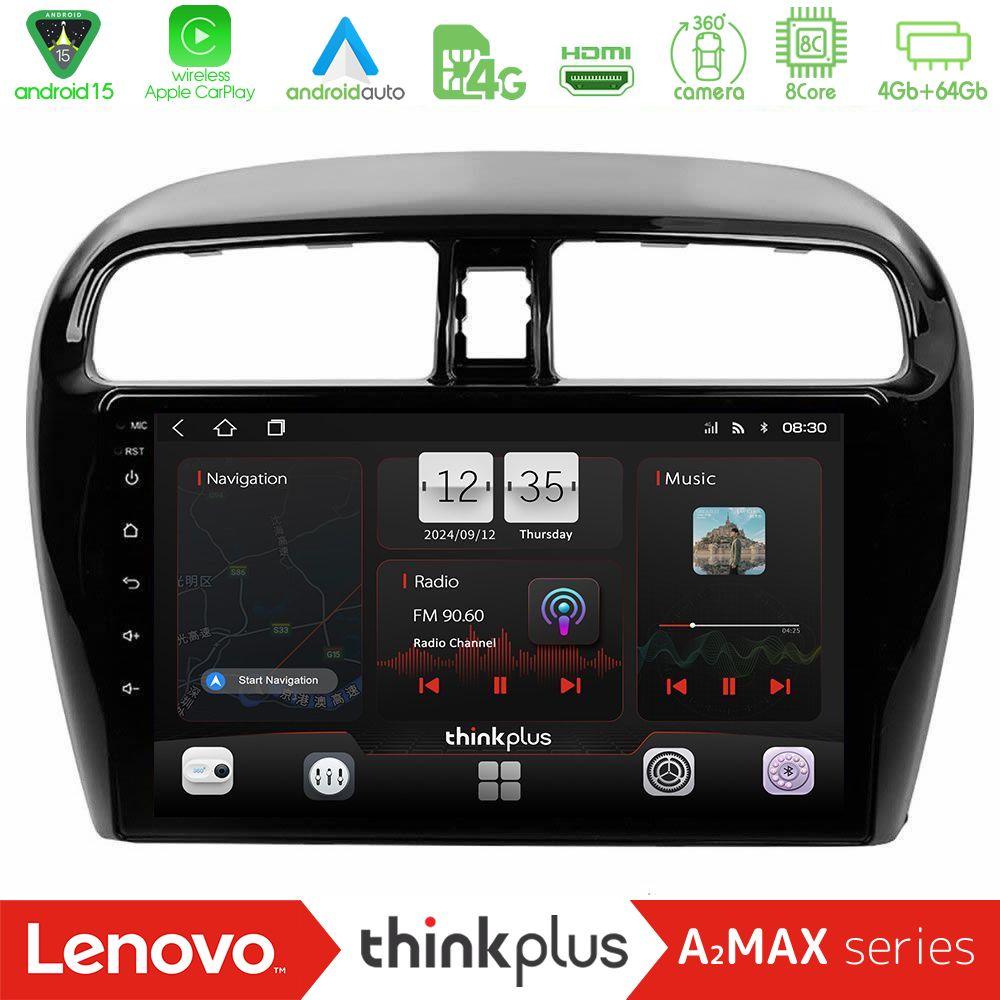 Lenovo Thinkplus A2MAX Series 8Core Android15 4+64GB  Mitsubishi Space Star 2013-2016 Navigation Multimedia Tablet 9" - U-SQY-MT0602