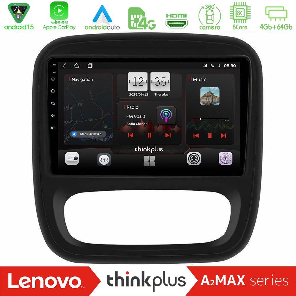 Lenovo Thinkplus A2MAX Series 8Core Android15 4+64GB  Renault/Nissan/Opel/Fiat Navigation Multimedia Tablet 9" - U-SQY-RN1102