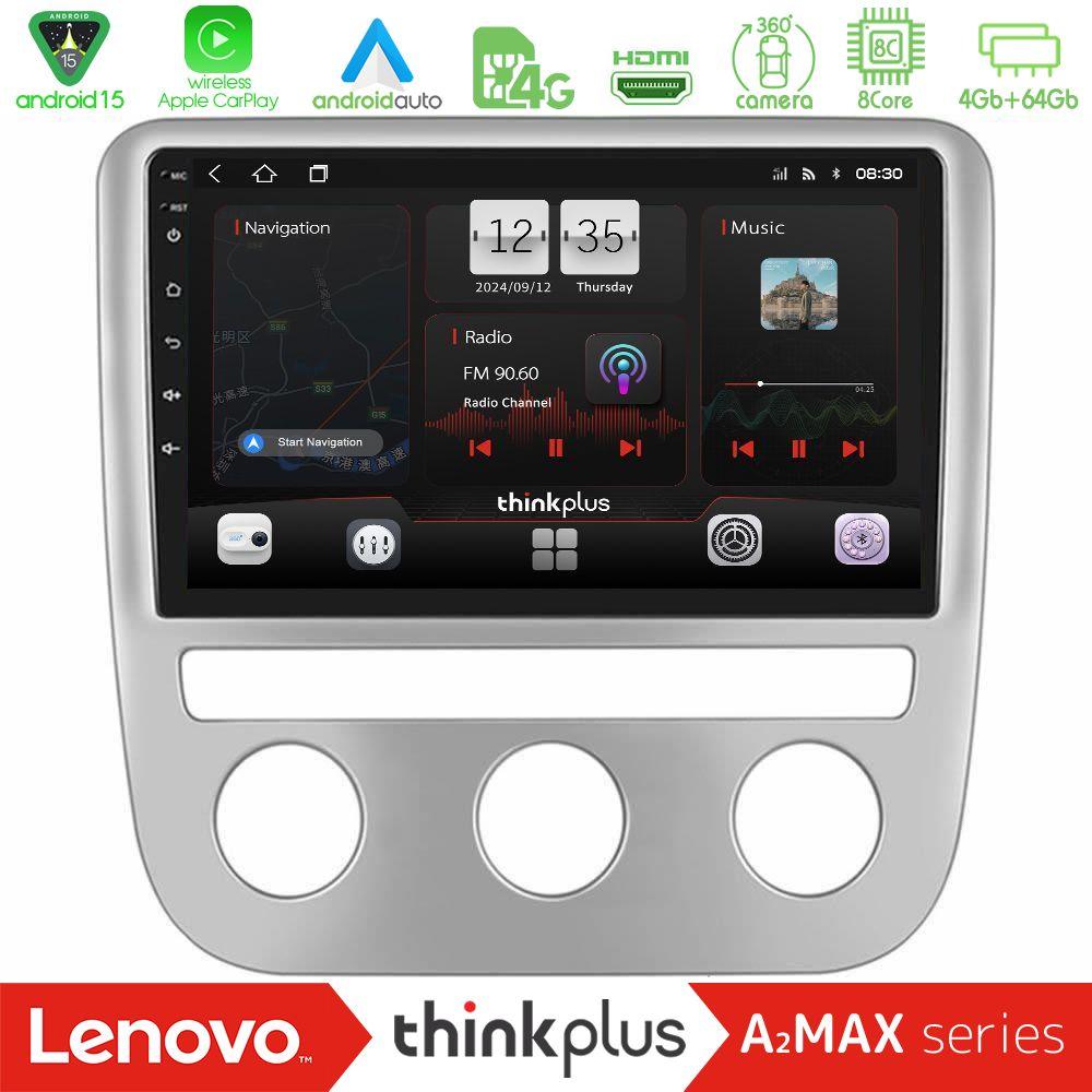 Lenovo Thinkplus A2MAX Series 8Core Android15 4+64GB  VW Scirocco 2008-2014 Navigation Multimedia Tablet 9" - U-SQY-VW0084