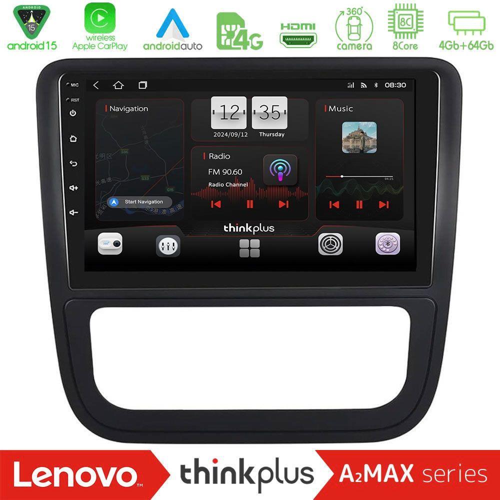 Lenovo Thinkplus A2MAX Series 8Core Android15 4+64GB  VW Scirocco 2008-2014 Navigation Multimedia Tablet 9" (Μαύρο Χρώμα) - U-SQY-VW1228