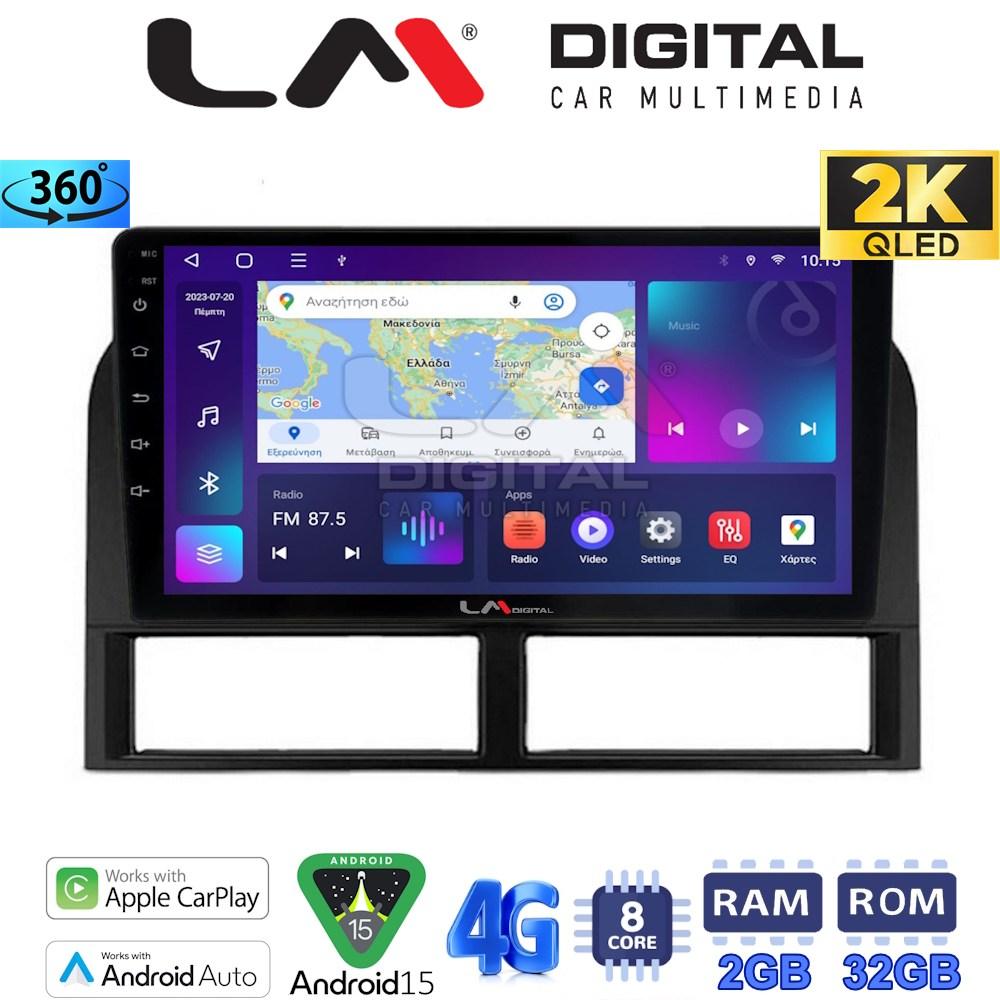 LM Digital - LM ZB8201 GPS Οθόνη OEM Multimedia Αυτοκινήτου για Jeep Gran Cherokee 1999 > 2004 (CarPlay/AndroidAuto/BT/GPS/WIFI/GPRS)