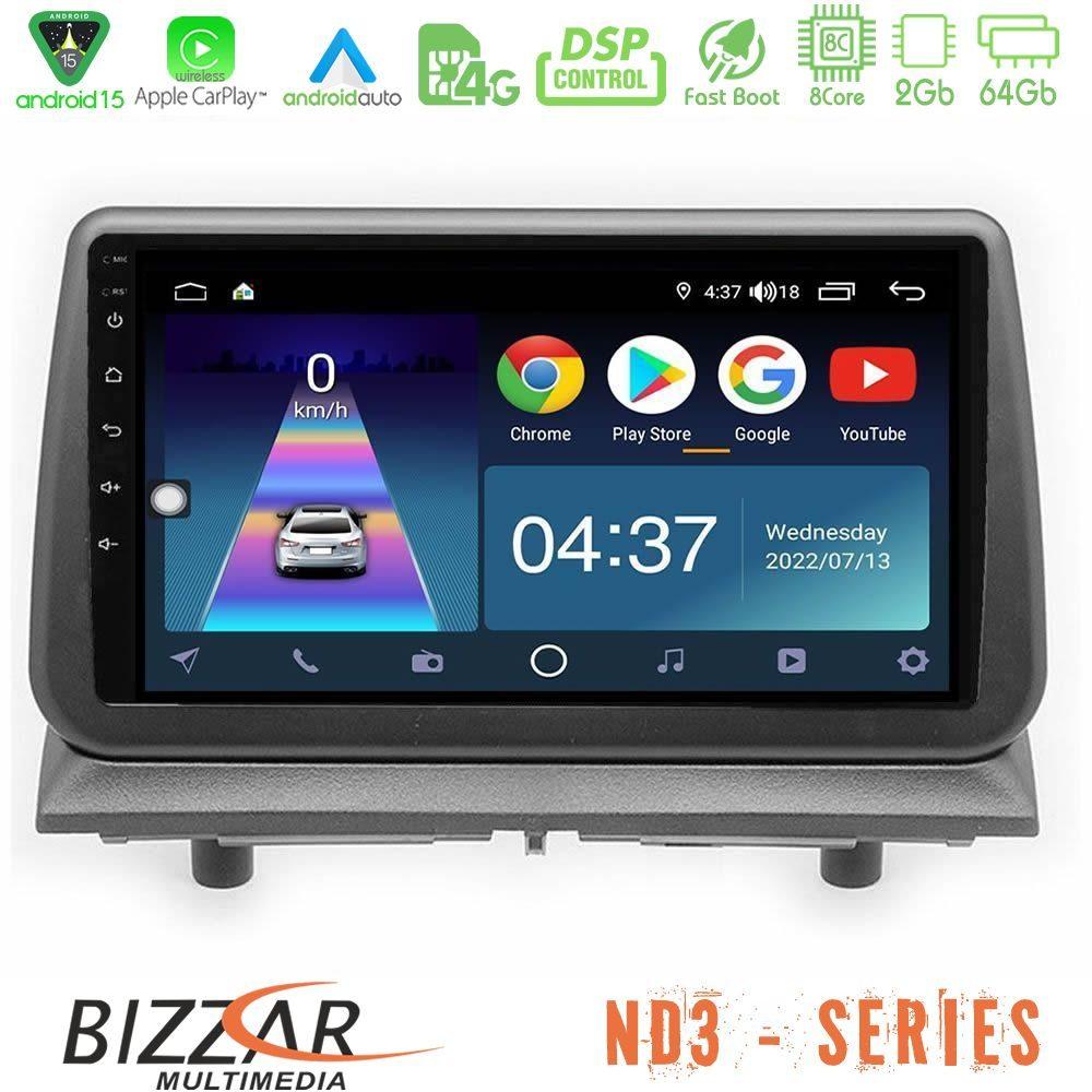 Bizzar ND3 Series 8Core Android15 2+64GB  Dodge Nitro 2007-2011 Navigation Multimedia Tablet 9" - U-ND3-DG1697