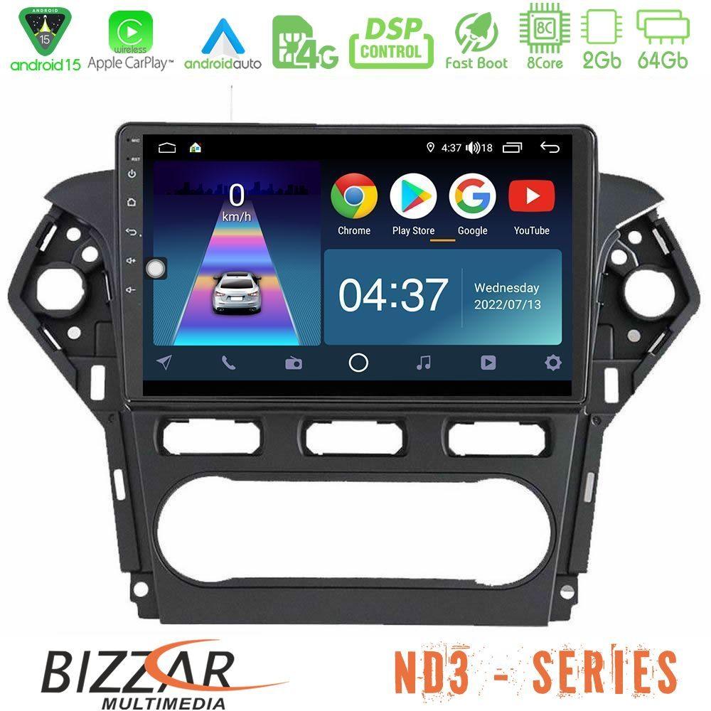 Bizzar ND3 Series 8Core Android15 2+64GB  Ford Mondeo 2011-2014 Navigation Multimedia Tablet 10" - U-ND3-FD0920