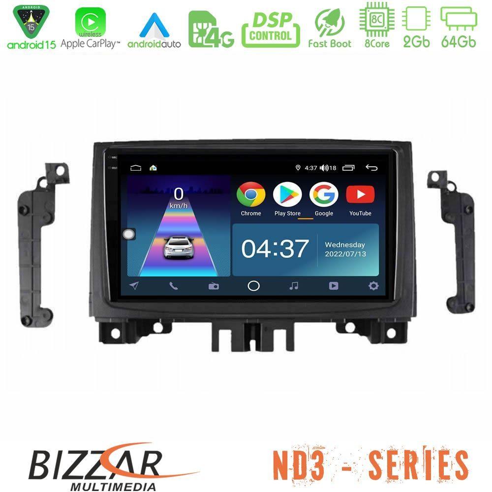 Bizzar ND3 Series 8Core Android15 2+64GB  Mercedes Sprinter/VW Crafter 2006-2018 Navigation Multimedia Tablet 9" - U-ND3-MB1705