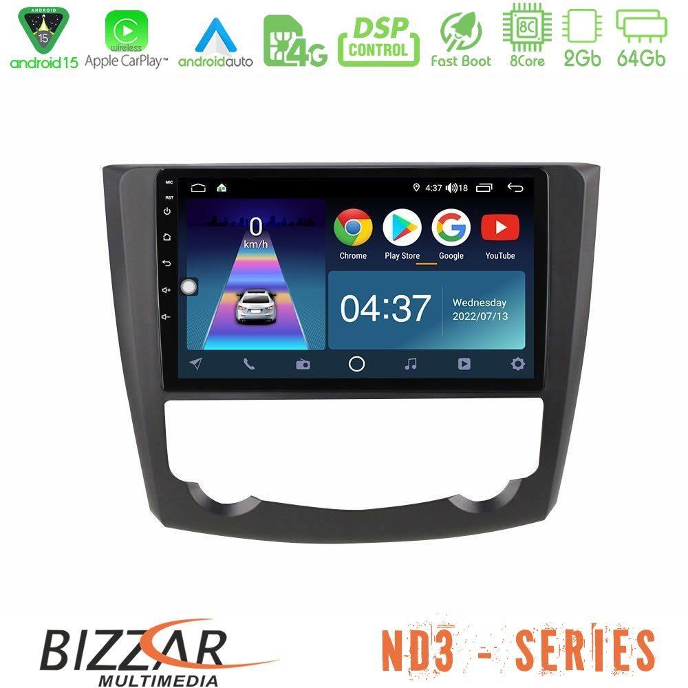 Bizzar ND3 Series 8Core Android15 2+64GB  Renault Kadjar Navigation Multimedia Tablet 9" - U-ND3-RN0218