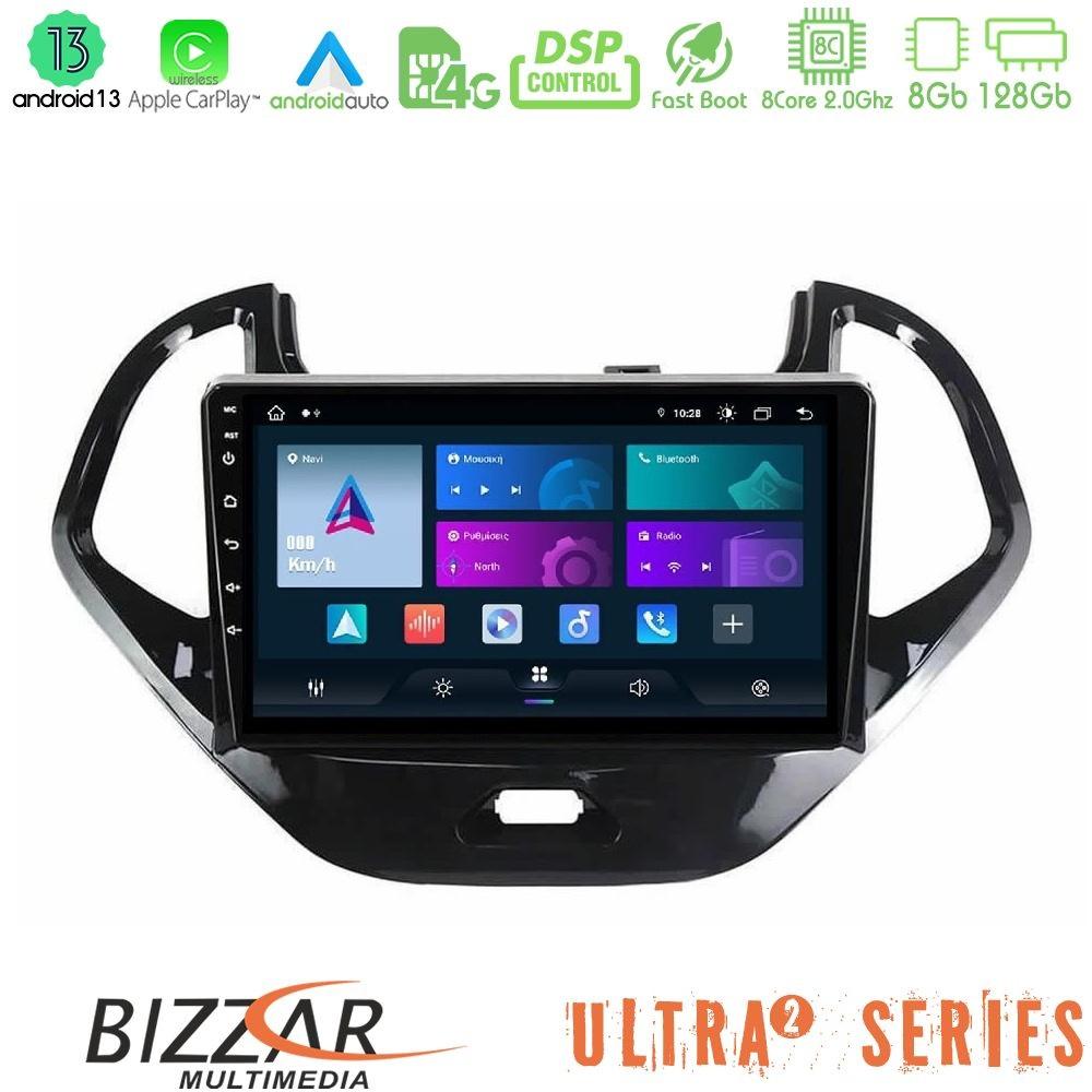 Bizzar Ultra Series Ford Ka 2016-2020 8core Android13 8+128GB Navigation Multimedia Tablet 9" - U-UL2-FD0646