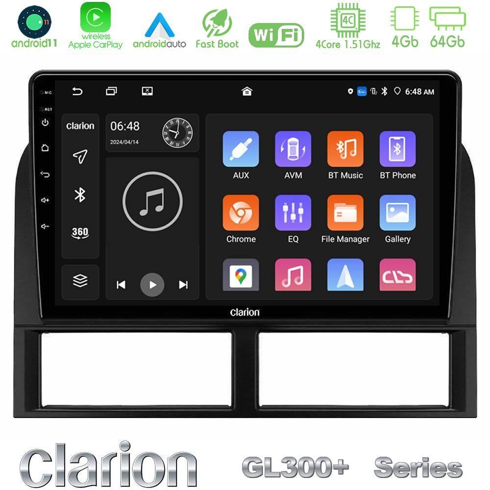 Clarion GL300+ Series 4Core Android11 4+64GB  Jeep Grand Cherokee 1999-2004 Navigation Multimedia Tablet 9" - U-GL34-JP027N