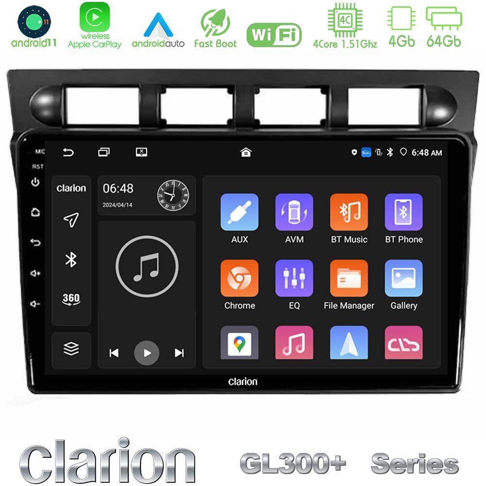 Clarion GL300+ Series 4Core Android11 4+64GB  Kia Picanto 2004-2007 Navigation Multimedia Tablet 9" - U-GL34-KI0469