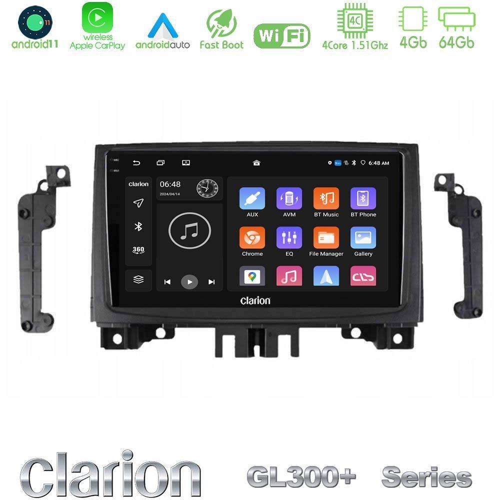 Clarion GL300+ Series 4Core Android11 4+64GB  Mercedes Sprinter/VW Crafter 2006-2018 Navigation Multimedia Tablet 9" - U-GL34-MB1705