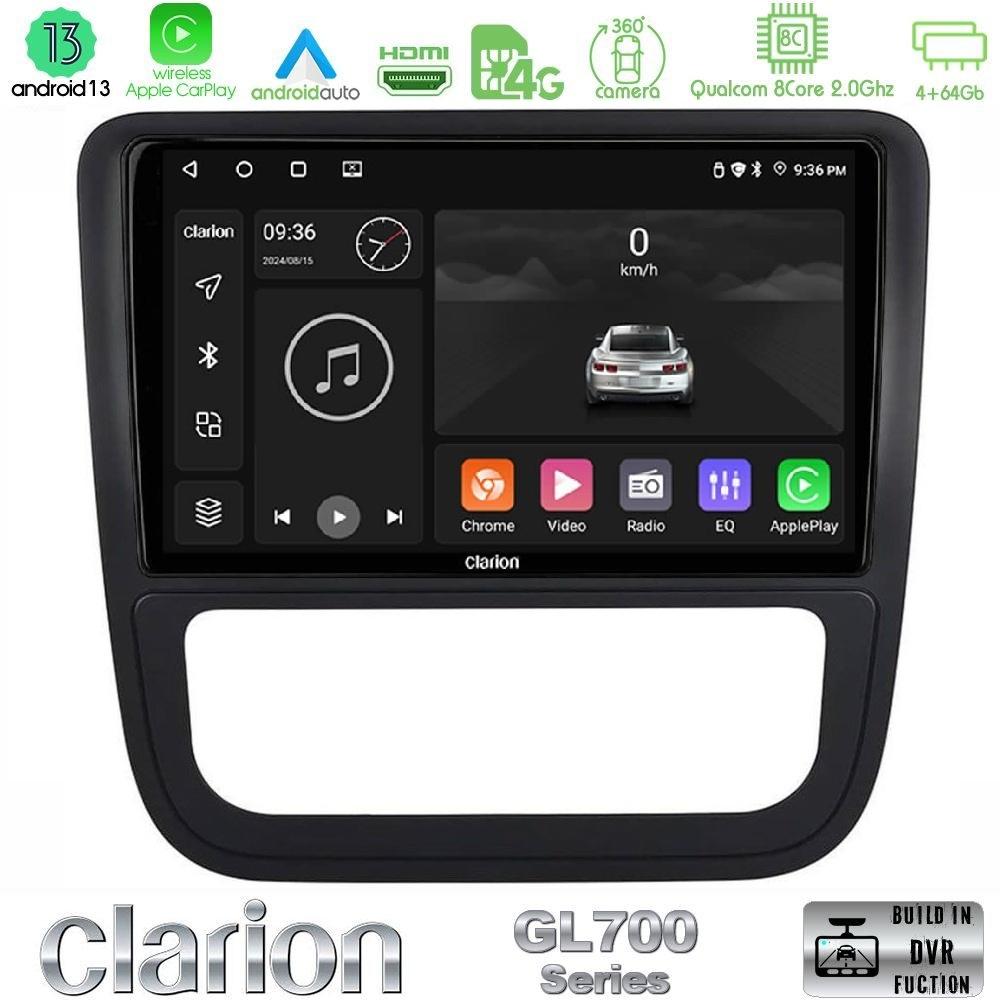 Clarion GL700 Series 8Core Android13 4+64GB VW Scirocco 2008-2014 Navigation Multimedia Tablet 9" Με Carplay & Android Auto - U-GL7-VW1228
