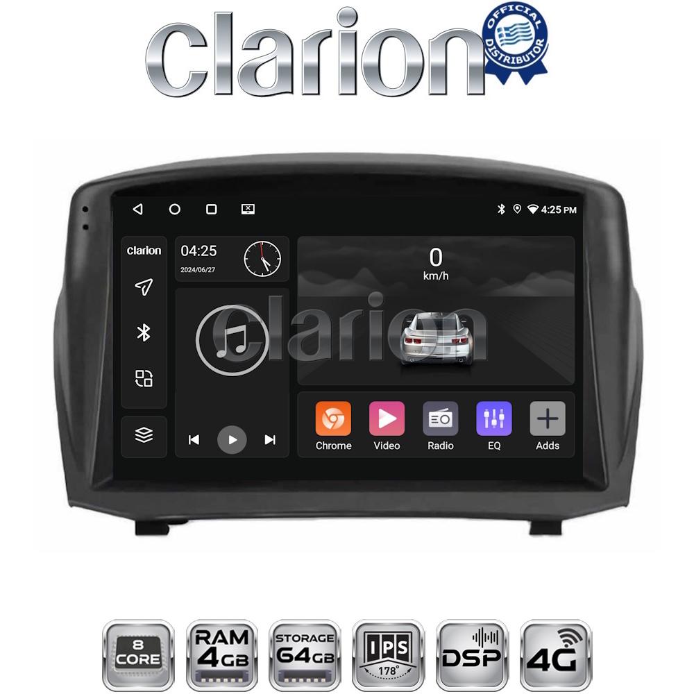 CLARION GL72152B Οθόνη OEM Multimedia Αυτοκινήτου για FORD FIESTA 2009>2017 (CarPlay/AndroidAuto/BT/GPS/WIFI/GPRS)