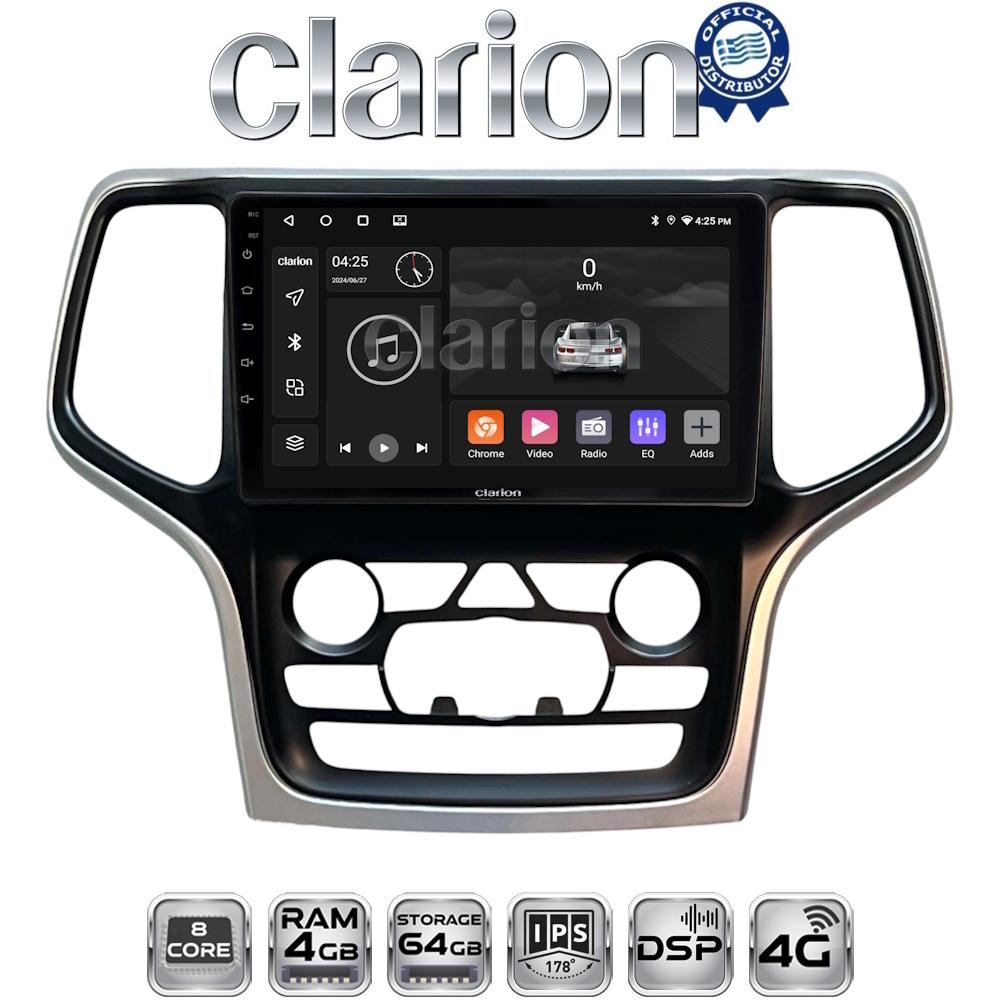 CLARION GL72534A Οθόνη OEM Multimedia Αυτοκινήτου για Jeep Grand Cherokee 2014 > 2019 (CarPlay/AndroidAuto/BT/GPS/WIFI/GPRS)