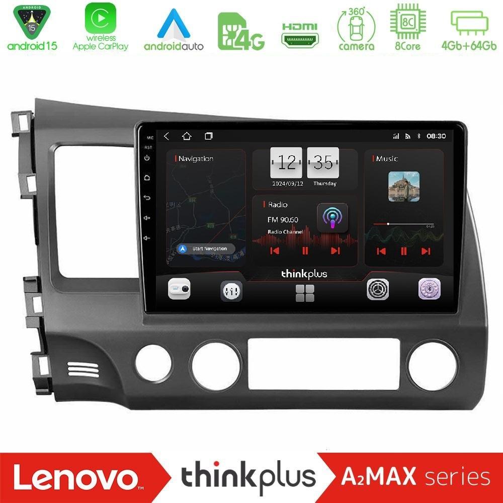 Lenovo Thinkplus A2MAX Series 8Core Android15 4+64GB Honda Civic 2006-2011 Navigation Multimedia Tablet 10" - U-SQY-HD0242