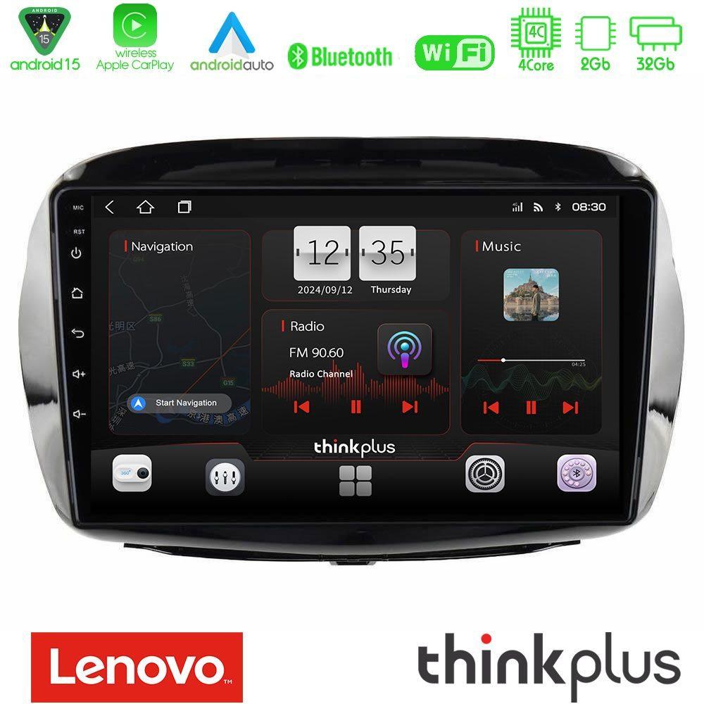 Lenovo Thinkplus Series 4Core Android15 2+32GB Honda FR-V 2004-2009 Navigation Multimedia Tablet 10" Με Carplay & Android Auto - U-SQZ-HD1901