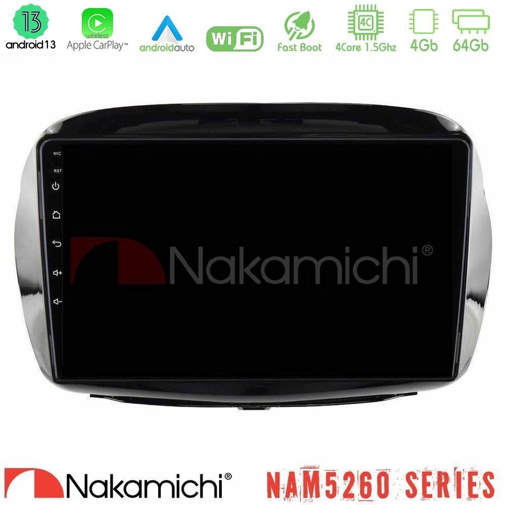 Nakamichi NAM5260 Series 4Core Android13 4+64GB Honda FR-V 2004-2009 Navigation Multimedia Tablet 10" Με Carplay & Android Auto - U-N44-HD1901