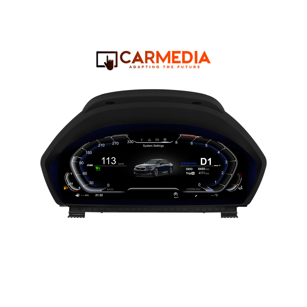 CARMEDIA CMDDB123BMW-1 DIGITAL DASHBOARD 12.3'' BMW SERIES 3-3GT F30-F31-F32 & SERIES 4 F33-F34 2013-2019