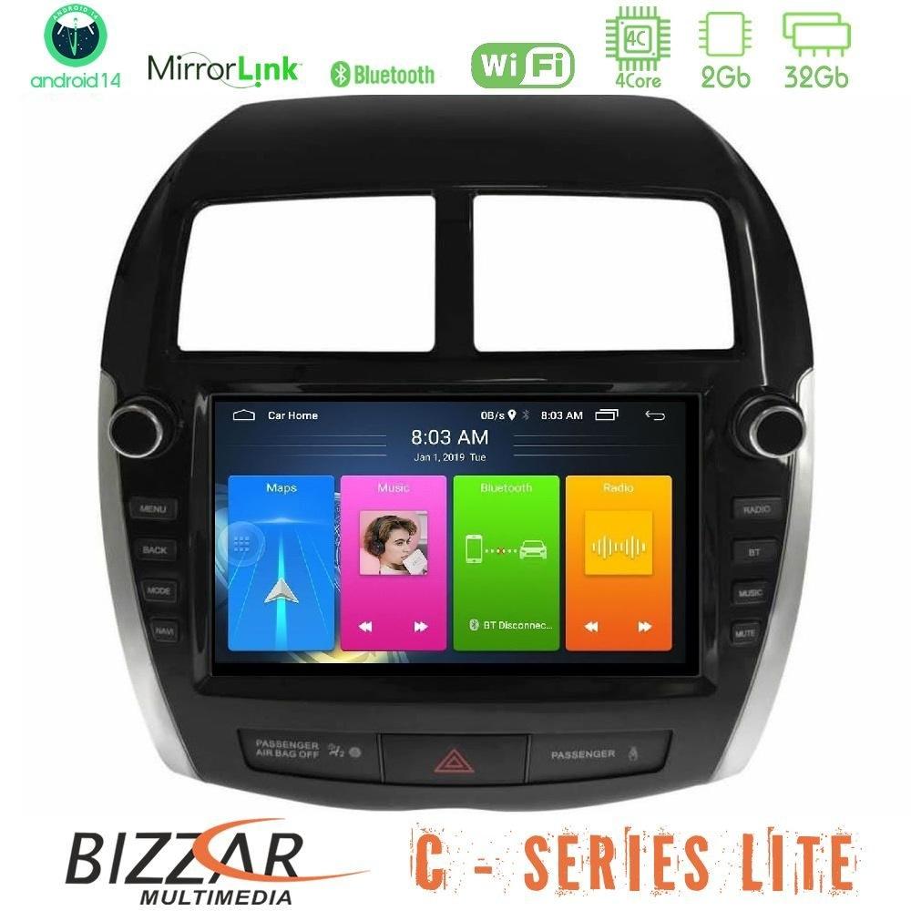 Bizzar C Series Lite 4Core Android14 2+32GB Mitsubishi ASX 2013-2018 Navigation Multimedia Tablet 9" (Oem Look) - U-C-MT1467