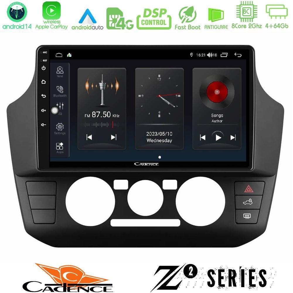 Cadence Z2 Series 8Core Android14 4+64GB VW Up/Skoda Citigo/Seat Mii Navigation Multimedia Tablet 9" Με Carplay & Android Auto - U-Z2-VW3010