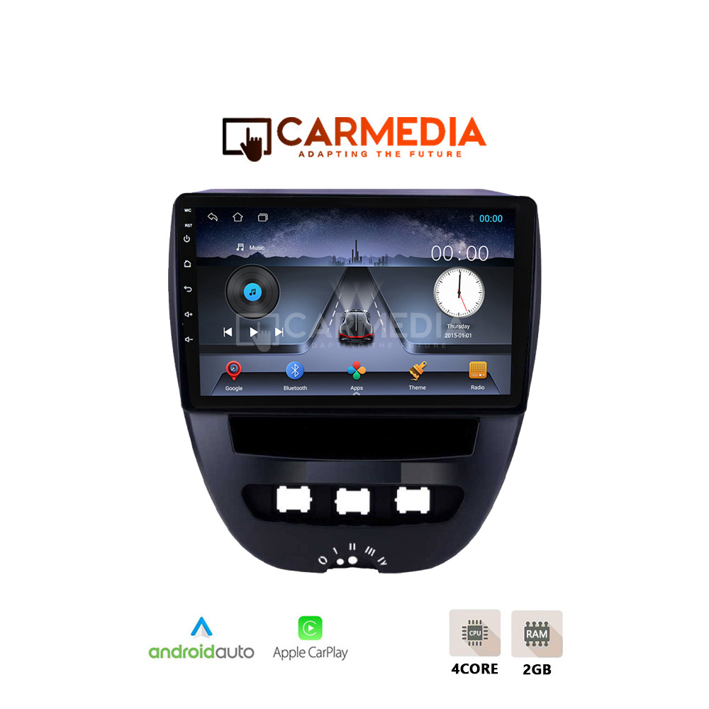 CARMEDIA CM210C-13 PERFORMANCE TABLET 10'' OEM CITROEN C1 | PEUGEOT 107 | TOYOTA AYGO 2005-2014
