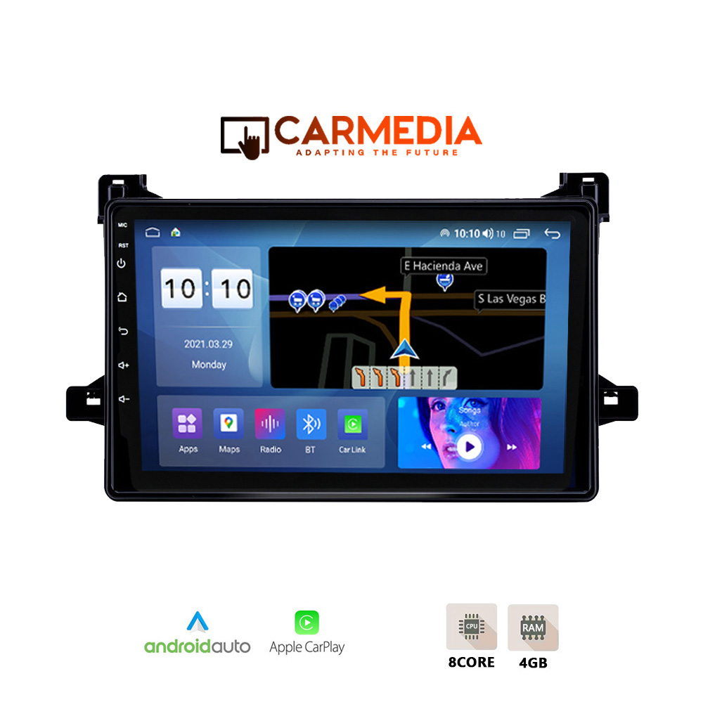 CARMEDIA CMDU409-3 TABLET 9'' OEM TOYOTA PRIUS 2016-2020