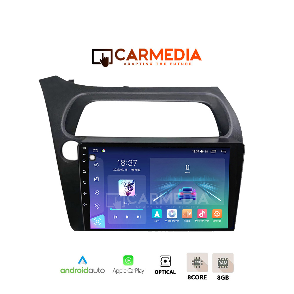 CARMEDIA CM809-13 TABLET 9'' OEM HONDA CIVIC 3D-5D 2006-2012