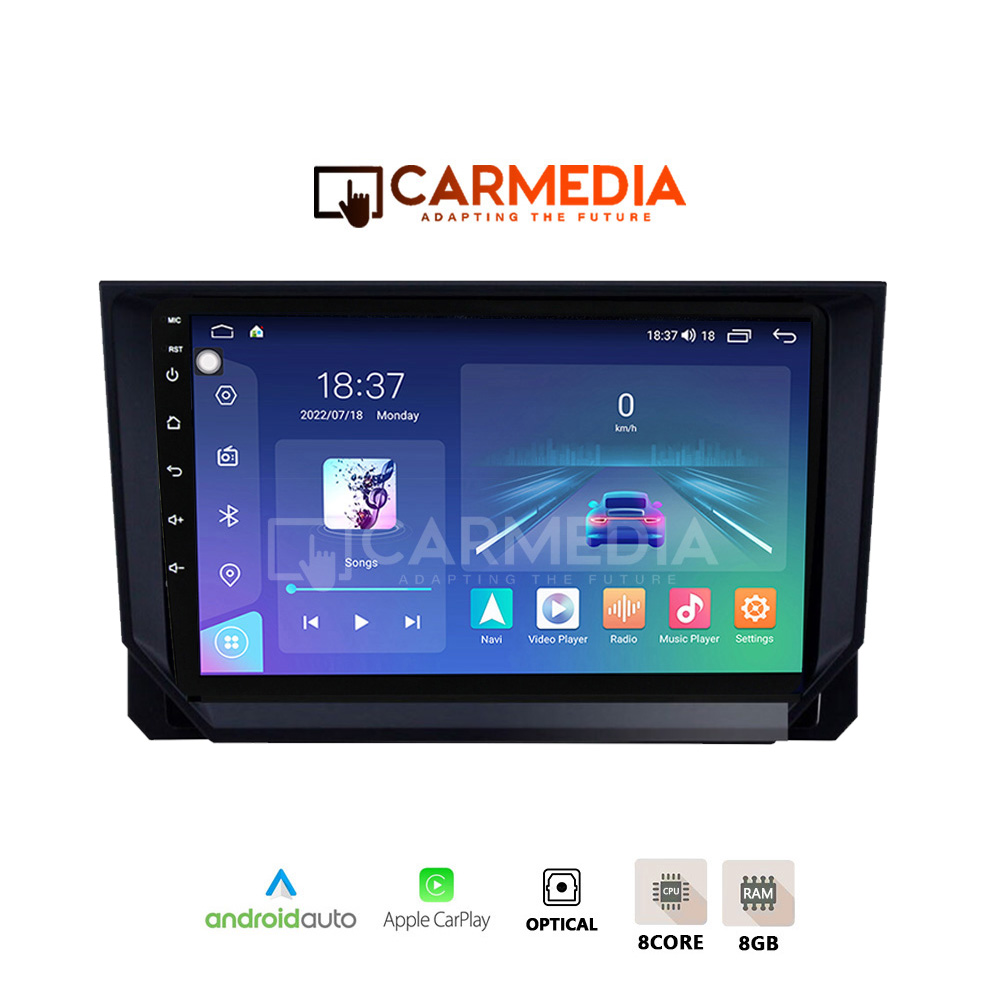 CARMEDIA CM809-13 TABLET 9'' OEM SEAT ARONA 2018+