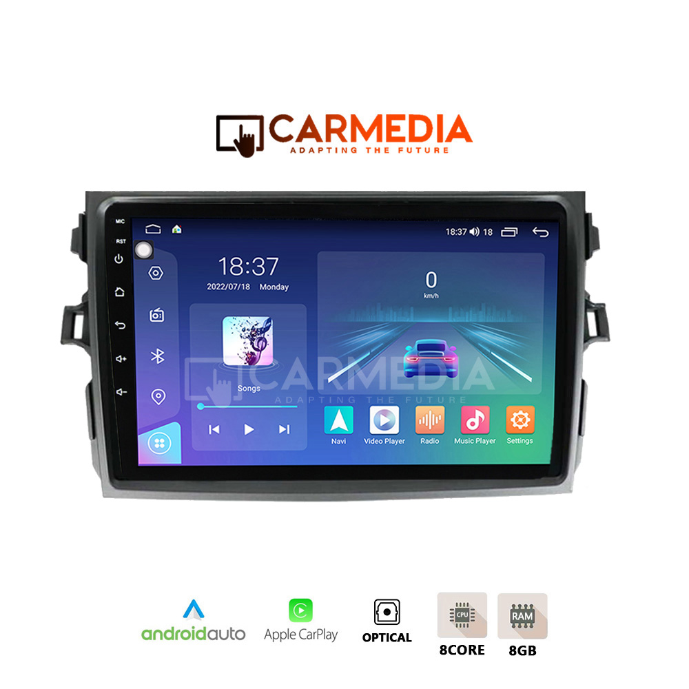 CARMEDIA CM809-13 TABLET 9'' OEM TOYOTA COROLLA 4D 2006-2012