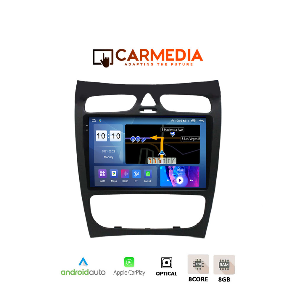 CARMEDIA CMDU4095-5 PRO PLUS TABLET 9.5'' OEM MERCEDES CLK (W209) 2000-2004 FULL FRAME