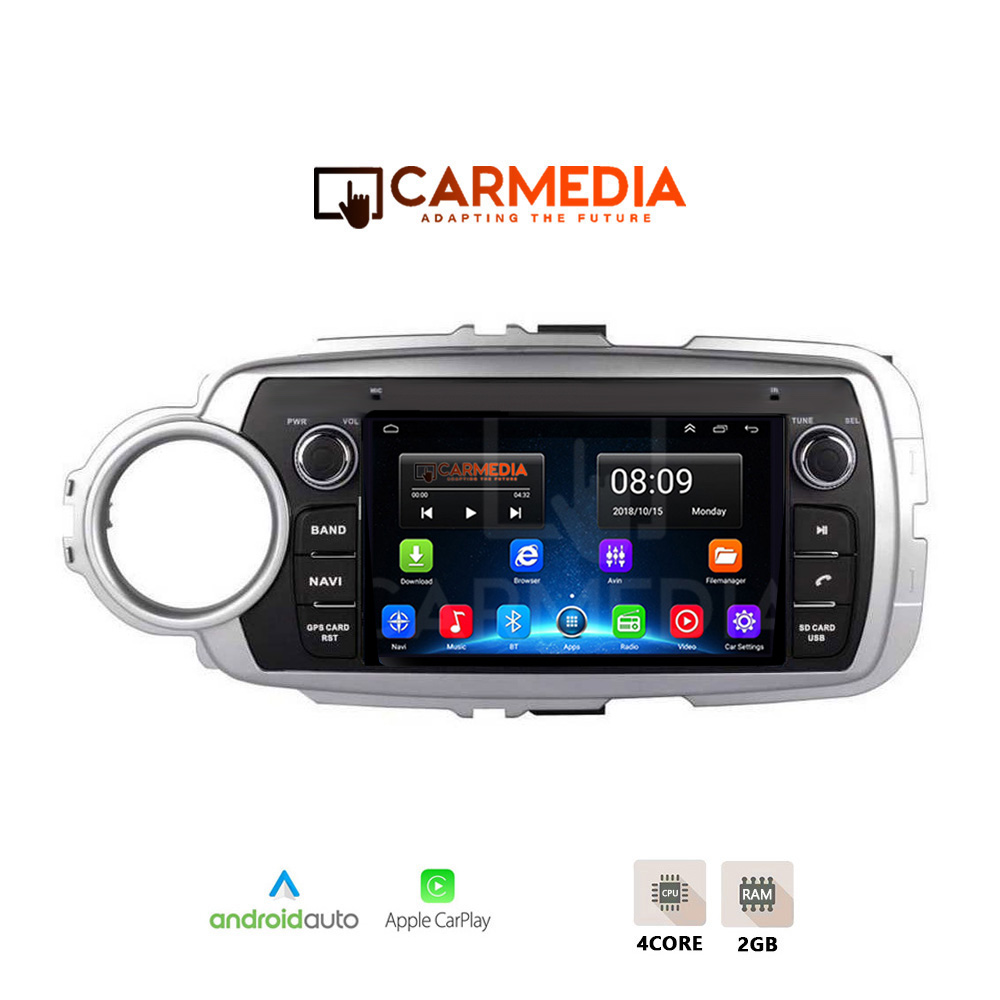 CARMEDIA CMT207-12 OEM 7'' TOYOTA YARIS 2011-2020