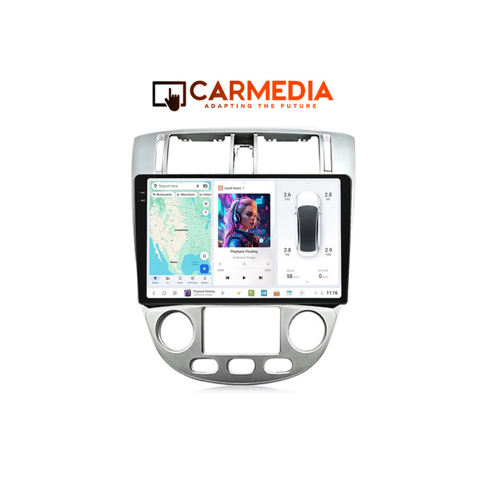 CARMEDIA CMDU81036-6 PRO PLUS TABLET 10.36" OEM CHEVROLET LACETTI / EXCELLE SILVER