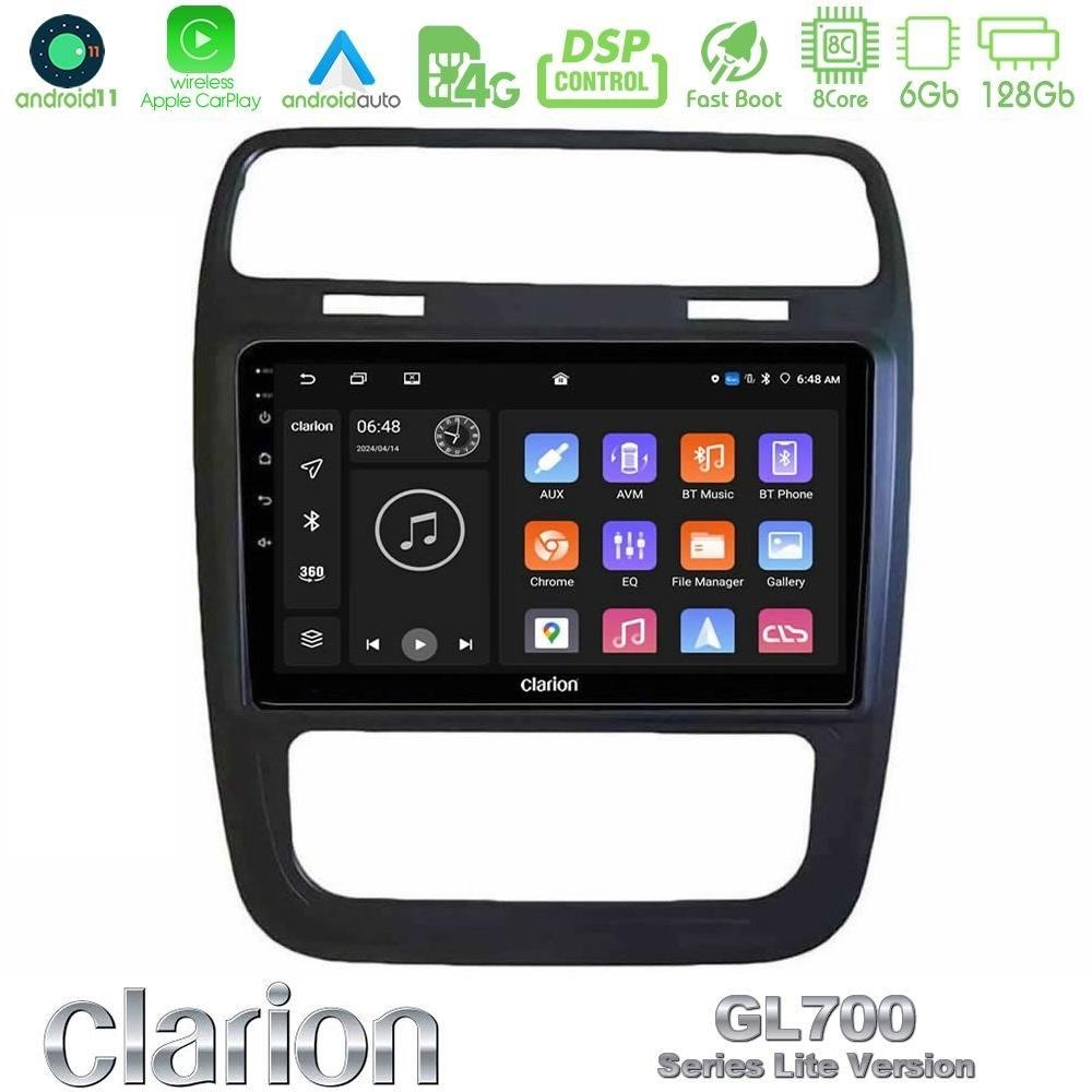 Clarion GL700 Lite Series 8Core Android11 6+128GB VW Scirocco 2014 – 2017 Navigation Multimedia Tablet 9" Με Carplay & Android Auto - U-G76L-VW0476BL