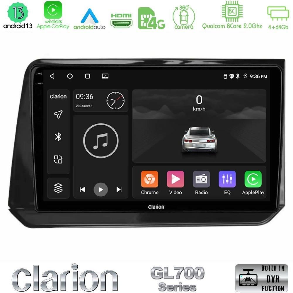Clarion GL700 Series 8Core Android13 4+64GB Nissan Note 2021-2026 RHD Navigation Multimedia Tablet 10" Με Carplay & Android Auto - U-GL7-NS1923