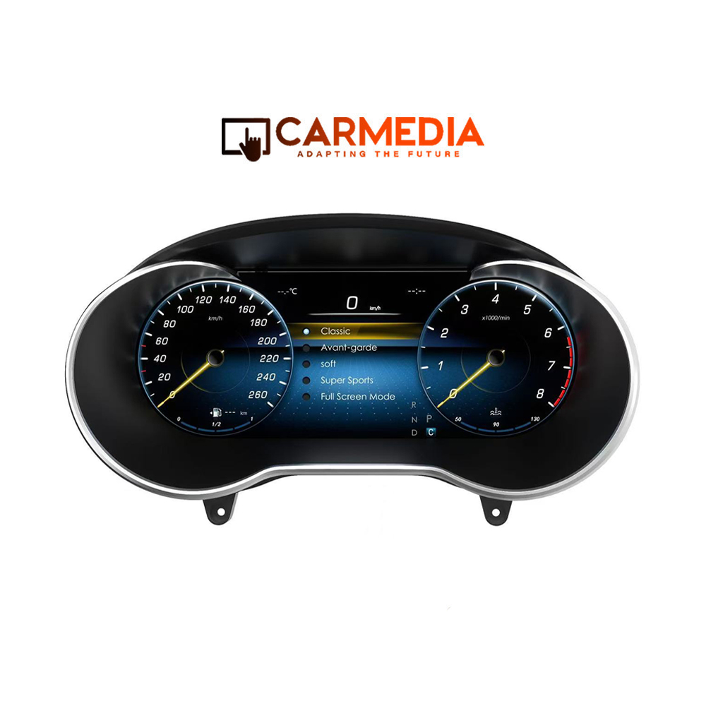 CARMEDIA CMDDB123BENZ-2 DIGITAL DASHBOARD 12.3'' MERCEDES C W205 & GLC X253 2015-2018