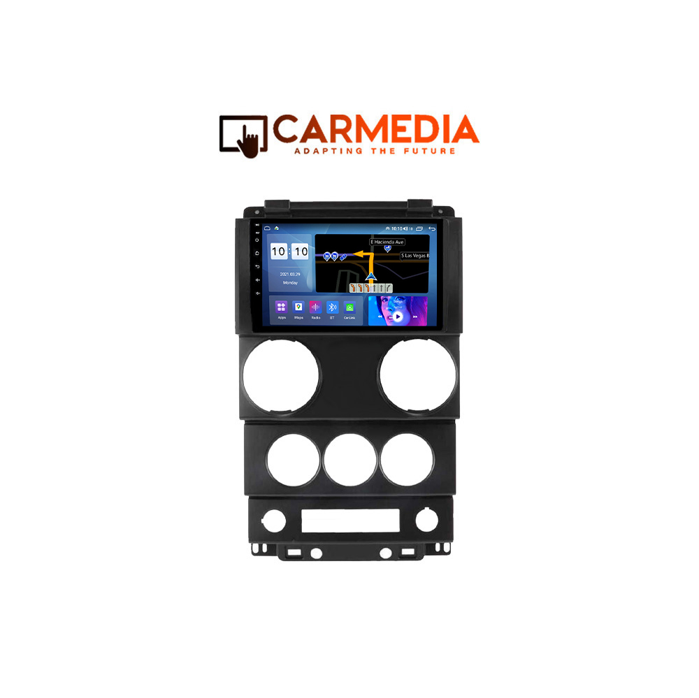 CARMEDIA CMDU409-3 TABLET 9'' OEM JEEP WRANGLER 2006-2011 (0 SWITCHES)