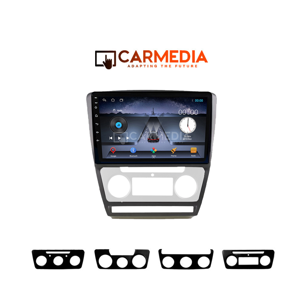 CARMEDIA CM210C-13 TABLET 10'' OEM SKODA OCTAVIA 5 2005-2012 A/C-CLIMA BLACK