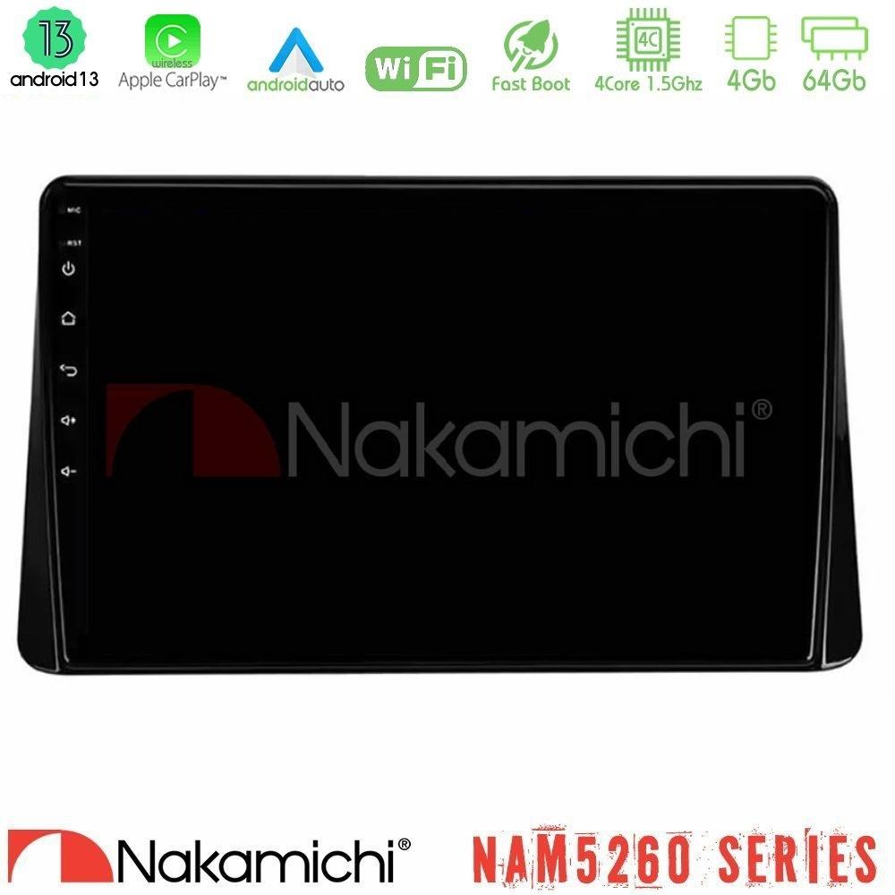 Nakamichi NAM5260 Series 4Core Android13 4+64GB Mitsubishi Eclipse Cross 2018-2023 Navigation Multimedia Tablet 9" Με Carplay & Android Auto - U-N44-MT0807