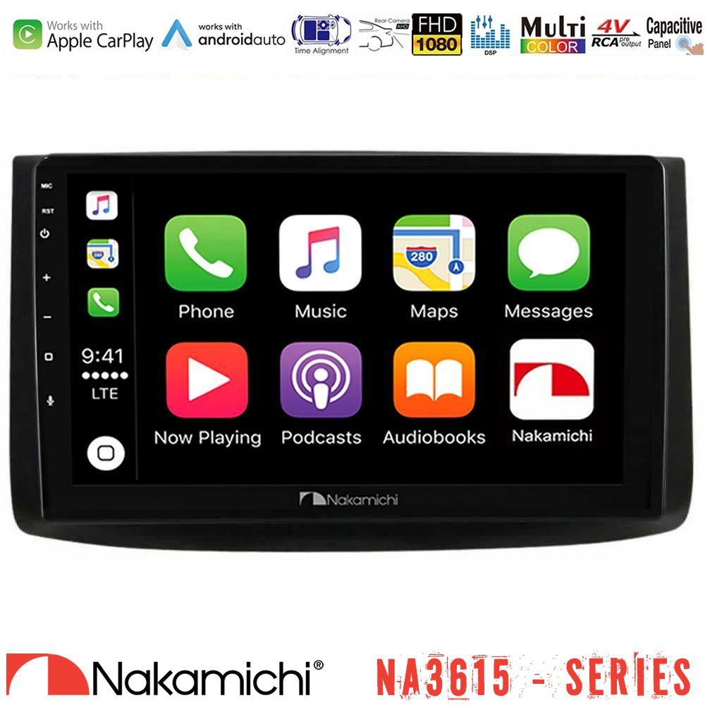 Nakamichi NA3615 Series Με Wireless Carplay & Android Auto  Chevrolet Aveo 2006-2010 Media Station Tablet 9" - U-NA15-CV0725