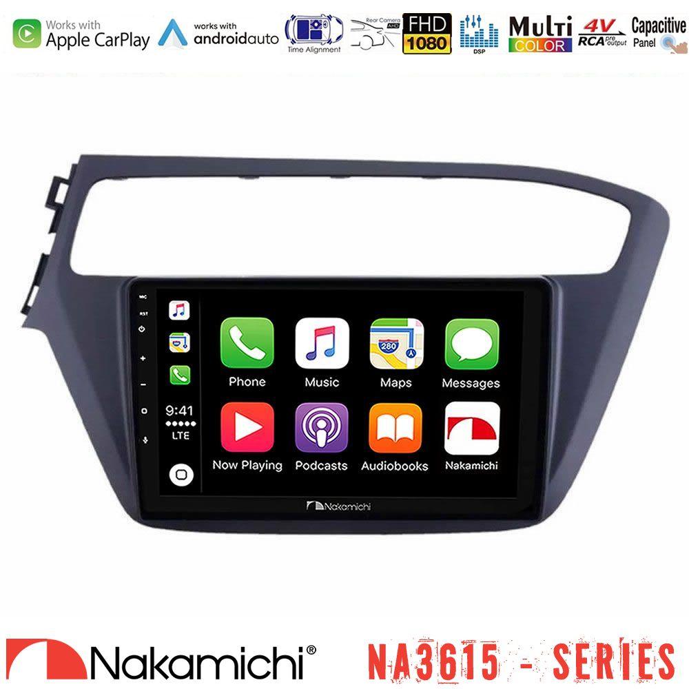 Nakamichi NA3615 Series Με Wireless Carplay & Android Auto  Hyundai i20 2018-2020 Media Station Tablet 9" - U-NA15-HY1961
