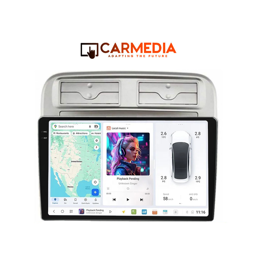 CARMEDIA CMDU409-3 TABLET 9'' OEM FIAT GRANDE PUNTO 2005-2012