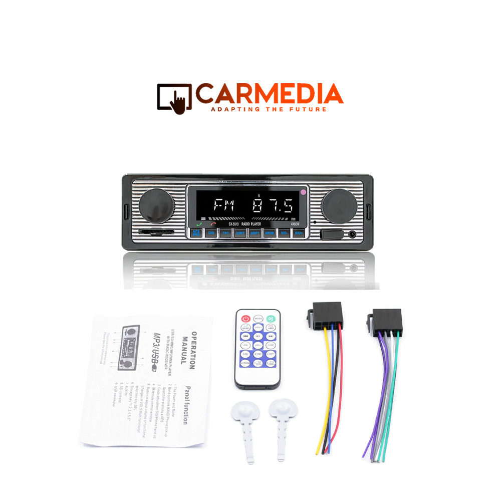 CARMEDIA CMU01 RETRO R/USB/BT