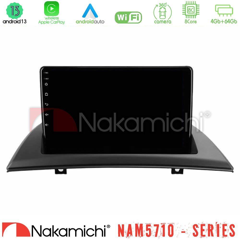 Nakamichi NAM5710 Series 8Core Android13 4+64GB  BMW E83 Navigation Multimedia Tablet 9" - U-N84-BM0780