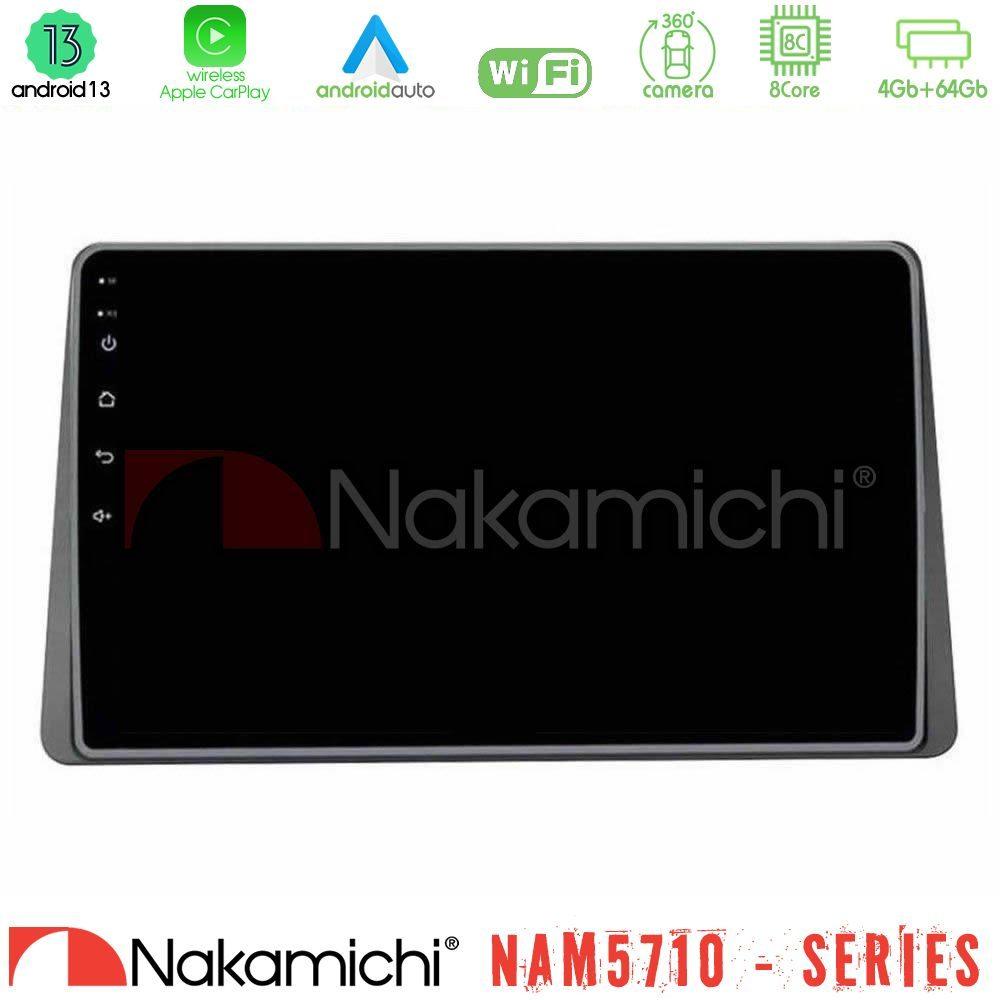 Nakamichi NAM5710 Series 8Core Android13 4+64GB  Renault Arkana 2019-> Navigation Multimedia Tablet 10" - U-N84-DC1127