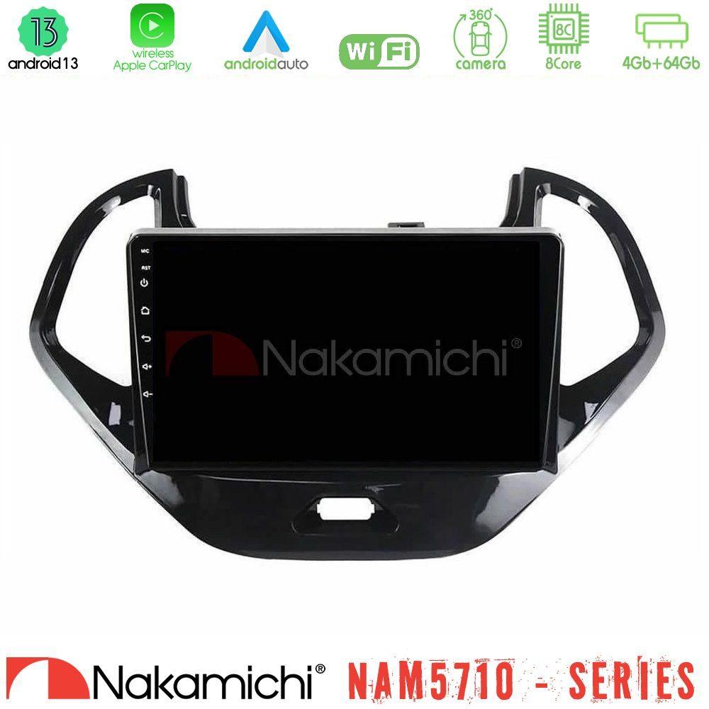 Nakamichi NAM5710 Series 8Core Android13 4+64GB Ford KA 2016-2020 Navigation Multimedia Tablet 9" - U-N84-FD0646